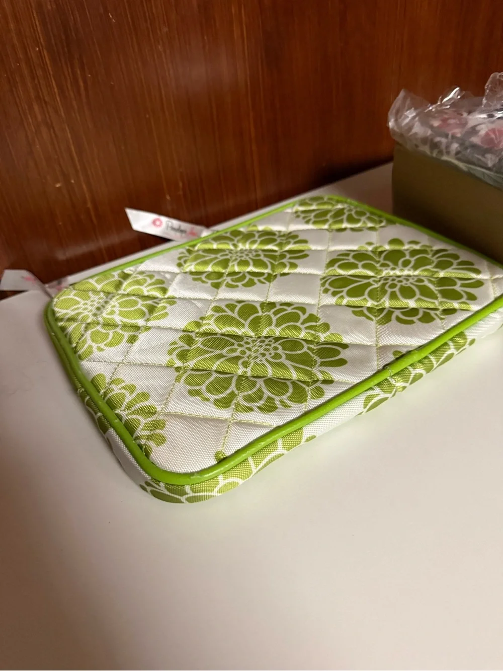 Penelope Ann Sleeve Case for Tablet in Green Floral